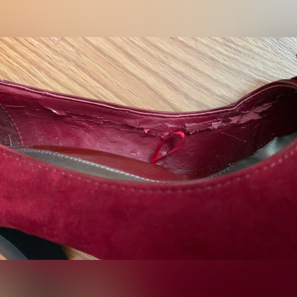 Croft and Barrow Red High Heel Shoes 8 1/2M - Picture 5 of 5